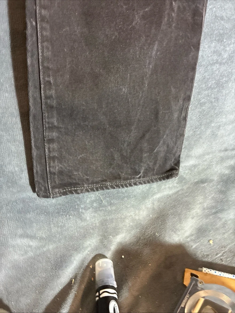 Levi's Black Straight Jeans